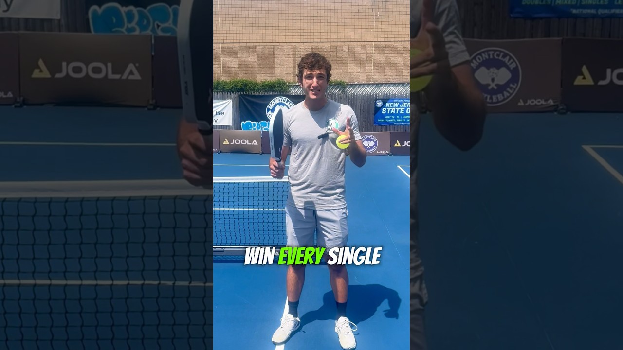 Struggling to get your lobs on point? Watch this video! #pickleball #shorts