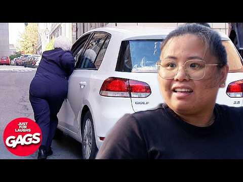 Strongest 80 Year Old Woman | Just For Laughs Gags