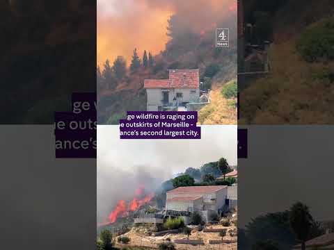 ‘Stay indoors’ order as Marseilles wildfire shuts airport