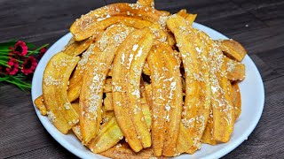 cách làm MỨT CHUỐI XANH NGÀO ĐƯỜNG tẩm mè giòn tan đón tết - Tú Lê Miền Tây