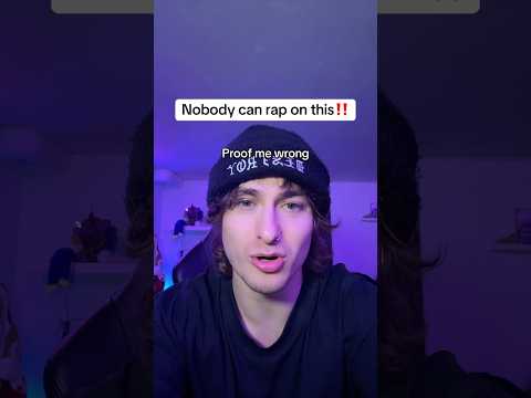 NOBODY CAN RAP ON THIS!