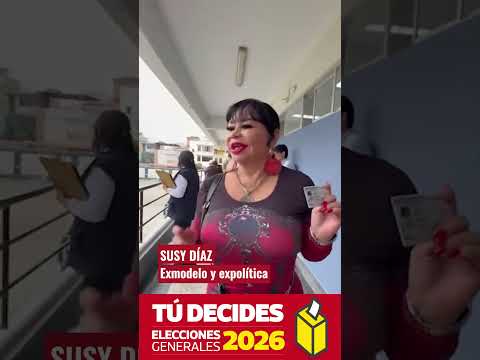 SUSY DIAZ y la DIETA DE ELECCIONES genera risas en centro de votación | Trome