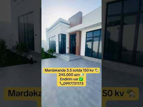 Əla qiymətə modern küçədə kompakt bağ evi #bağevi #villa #home #bagevivillaaz #ev #estate