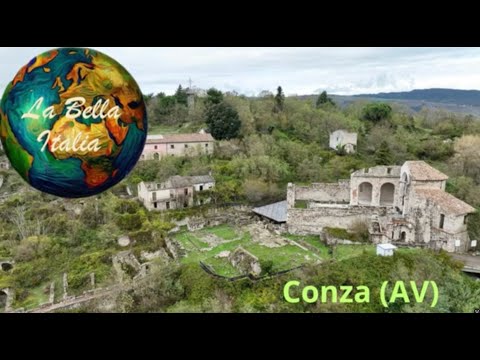 Conza Della Campania (AV) - Campania - Italia -  Città vecchia - Video con drone