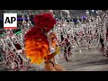 Second day of Rios top samba schools glitzy carnival parade