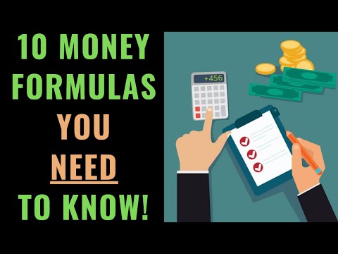 10 Simple Money Formulas Everyone NEEDS To Know