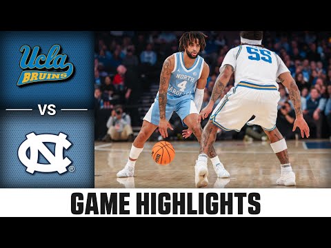 UCLA Vs. North Carolina Game Highlights | 2024-25 ACC Men's Basketball ...