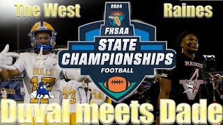 Duval County meets Dade County in FHSAA 3A State Championship game | Miami Northwestern vs Raines