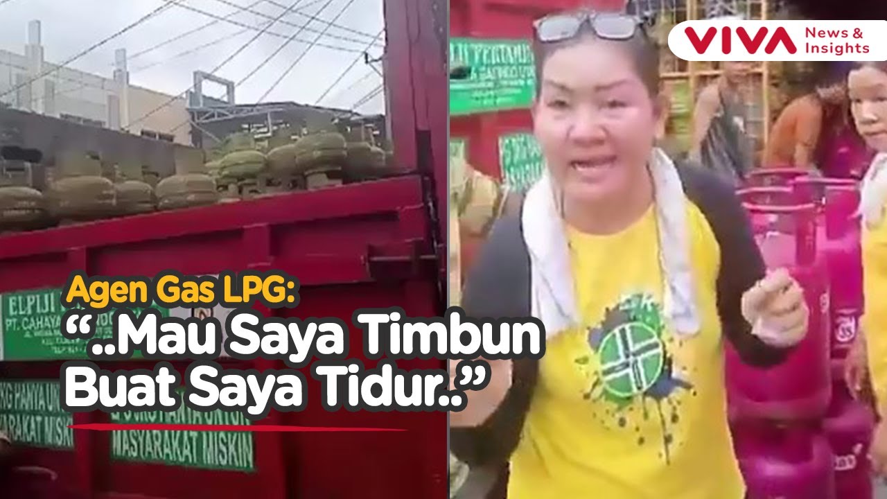 Ibu Ini Ngamuk Tak Boleh Beli Gas, Padahal Banyak di Truk