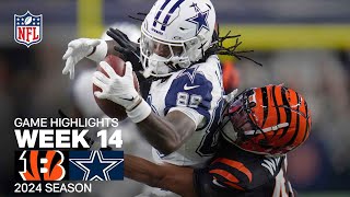 Cincinnati Bengals vs. Dallas Cowboys Game Highlights | NFL 2024 Season Week 14