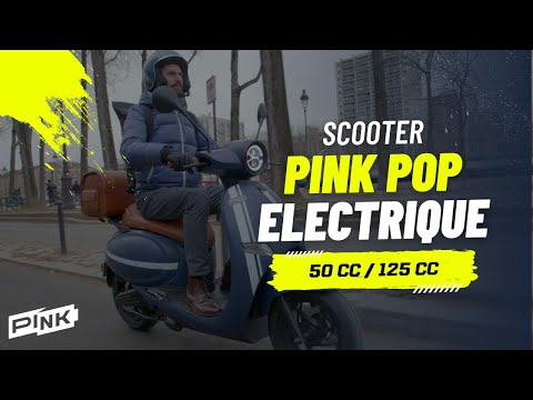 Pink Pop scooter électrique : allez jusqu'au bout de la ville !