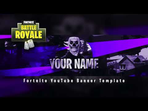 New Free Fortnite Youtube Banner Template Fortnite Channel Art Template Free Psd From Beast Fortnite Banner Template