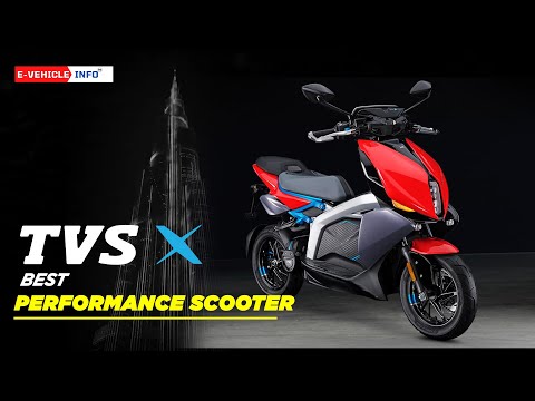 TVS X Best Performance Electric Scooter Launched in india | TVS X Electric Scooter