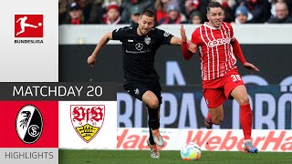 SC Freiburg — VfB Stuttgart 2-1 | Highlights | Matchday 20 – Bundesliga 2022/23