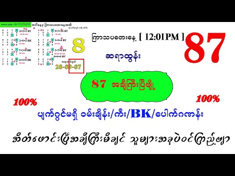ကြာသပတေးမနက် ပတ်သီးနှင့်တင်ကွက်
