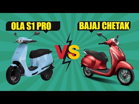 OLA S1 PRO VS BAJAJ CHETAK | Electric Scooters Comparison | Electric Vehicles