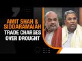 Amit Shah Blames Karnataka Govt For Delaying Drought Report | Siddaramaiah Hits Back | News9