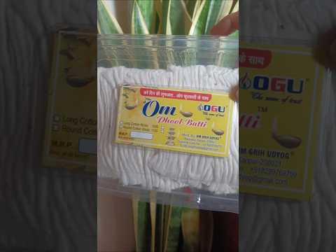 Kanhaji Creations Long Cotton wicks# Pooja Long Diya Batti Cotton wicks # Diya#500#like 8.10.2025,🪔🪔