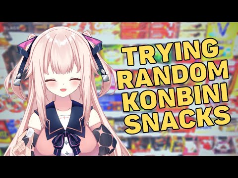 【Handcam】Trying random konbini snacks on handcam!【PRISM Project】