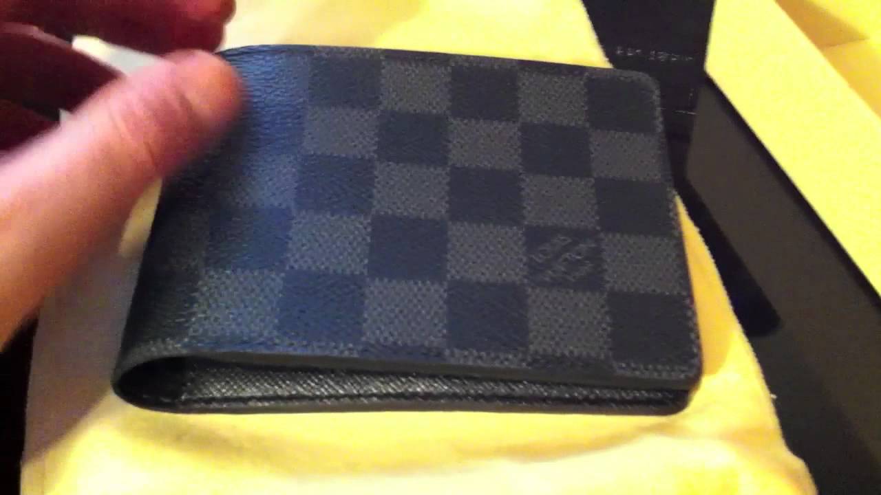 Louis Vuitton Multiple Wallet Damier Graphite Unboxing HD - YouTube