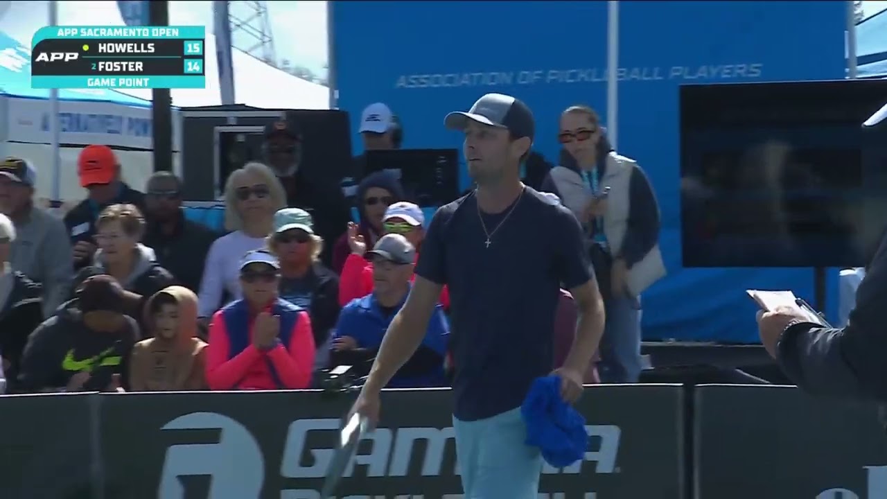 APP Sacramento Open I Men's Pro Singles I Game Point I Foster Vs. Howells