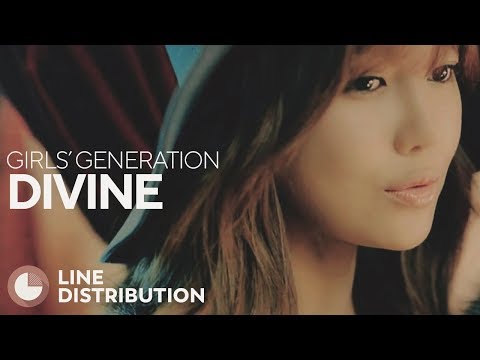 GIRLS' GENERATION - DIVINE (Line Distribution)