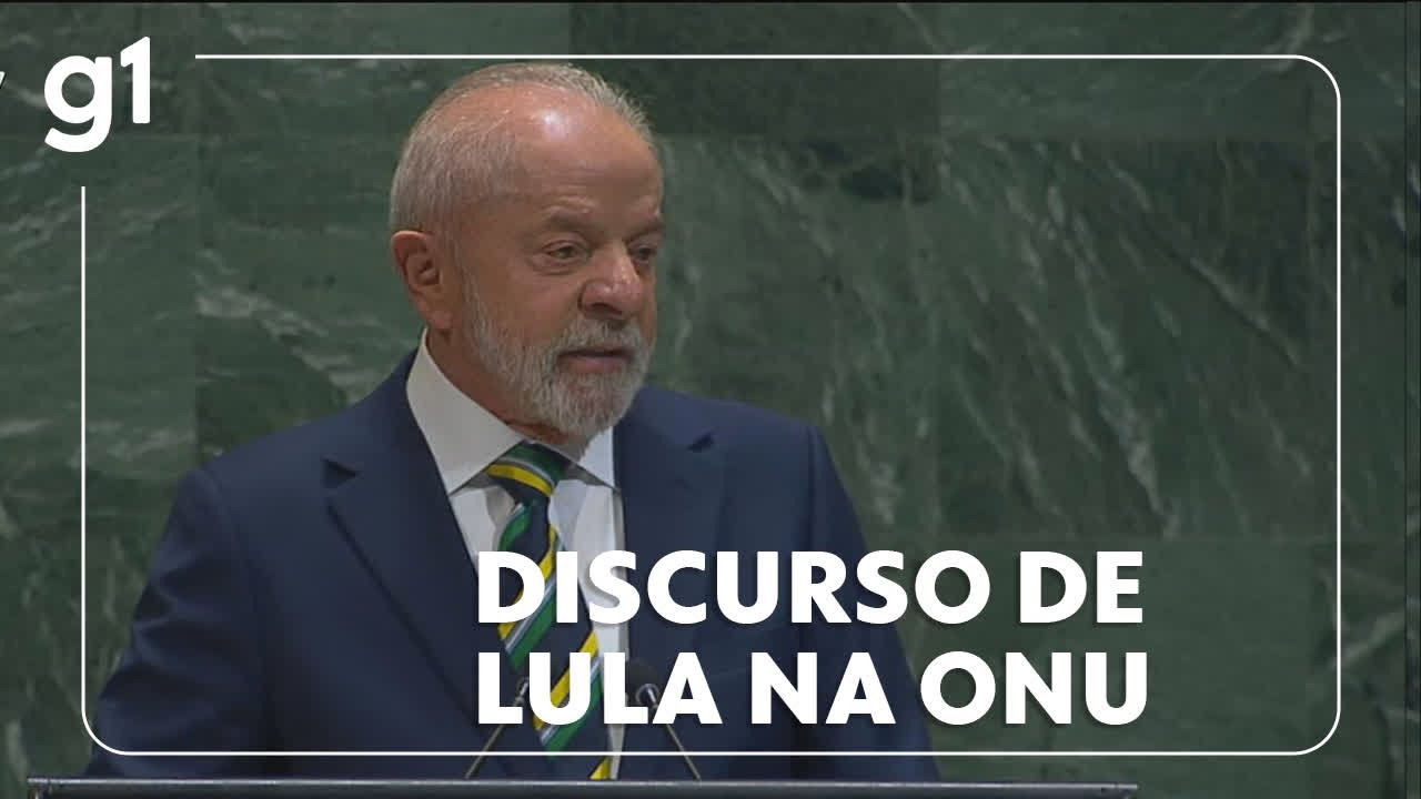 Confira o discurso de Lula na ONU