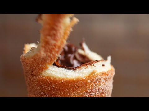 Cinnamon Sugar Donut Cones