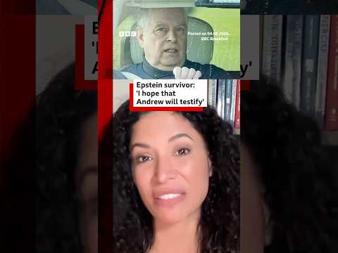 Epstein survivor: "I hope that Andrew will testify". #EpsteinFiles #Survivor #Epstein #News #BBCNews