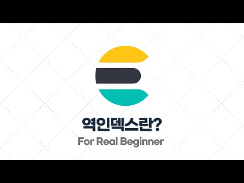 Elasticsearch 입문·실전 - 3.3. 역인덱스(Inverted Index)란?