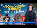 Shiva Jyothi celebrates fun filled birthday of her husband in Maldives