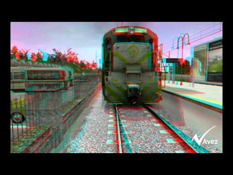 3D Estereoscópico de Simulador Trainz