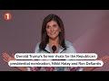 Trump lauded by former rivals Haley, DeSantis at RNC - Five stories you need to know | Reuters  - 01:27 min - News - Video