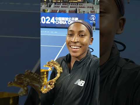 #CocoGauff wins 8th career title in Beijing 🏆