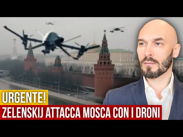 ‼️URGENTE! ZELENSKIJ ATTACCA MOSCA CON I DRONI.