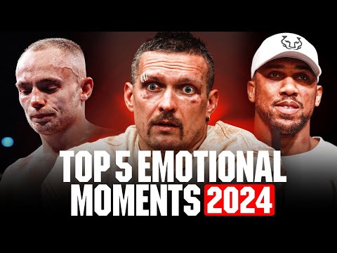 Boxing’s Most Emotional Moments of 2024