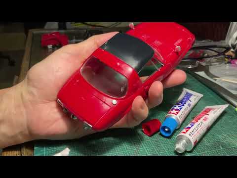 今日の工作　日東？アポロ？ 1/20 トヨタS 800  磨き