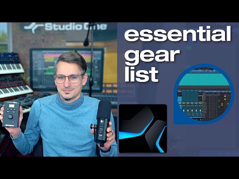 Equipment List to start Recording in Studio One