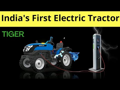 India's First Electric Tractor Launched 2021 - Sonalika Electric Tiger