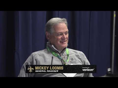 Saints GM Mickey Loomis Interview | 2022 NFL Scouting Combine video clip