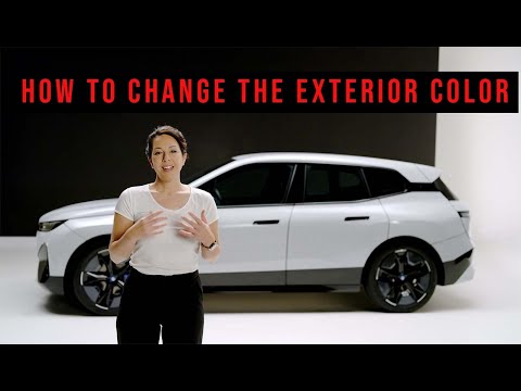 BMW iX Flow E Ink - How To Change The Color of Your BMW