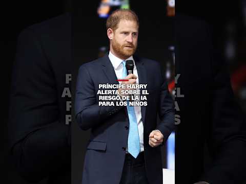 Príncipe Harry alerta sobre el riesgo de la IA para los niños