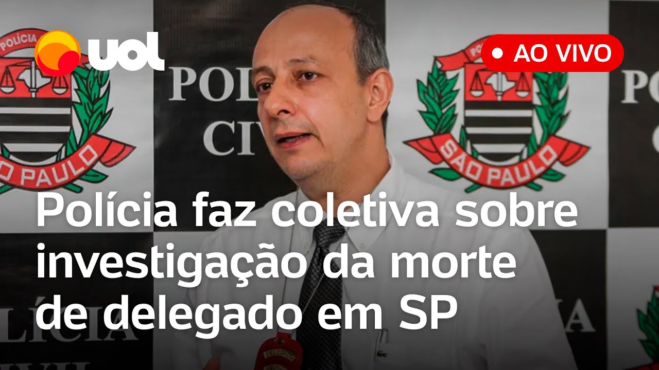 Delegado morto em SP Polícia identifica e procura envolvidos com morte de Ruy Ferraz veja ao vivo