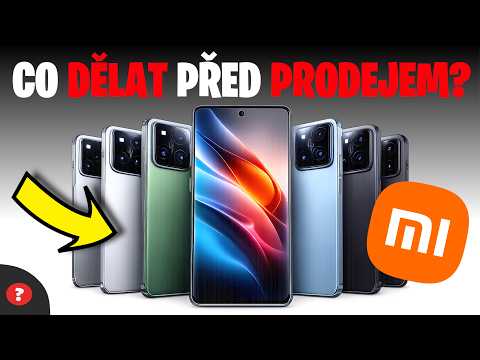 Co dělat před prodejem telefonu Xiaomi? | Návod | Xiaomi