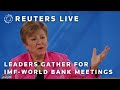 LIVE: World financial leaders gather for IMF-World Bank meetings