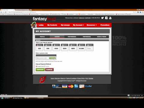 How To Make A Deposit on FantasyFeud.com