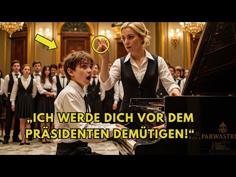 A teacher forced a poor boy to play the piano – she had no idea what was happening