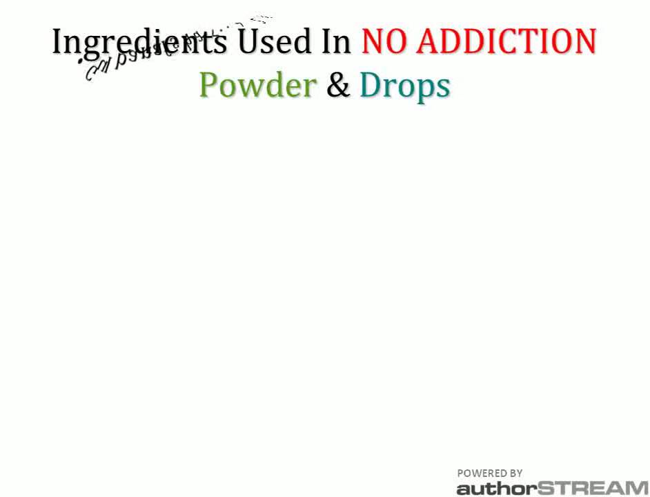 No Addiction Powder & Drops-Order @ Rs.-3400/- - YouTube