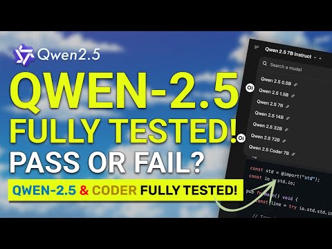 Qwen-2.5 & Coder (Fully Tested) : The BEST Opensource LLMs or NOT SO GOOD? (Beats Llama-3.1?)