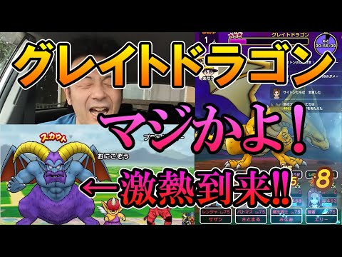 ドラクエウォーク250【新メガモン！グレイトドラゴンに挑むもまさか大ピンチ！そして捜索中に訪れた激熱モンスター！スカウト結果は！？】